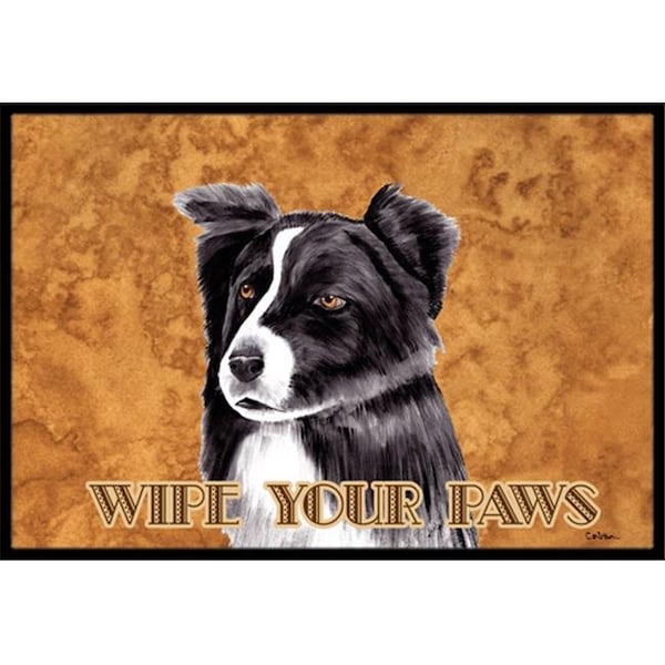 Carolines Treasures SC9138JMAT 24 x 36 in. Border Collie Indoor Or Outdoor Doormat SC9138JMAT - main